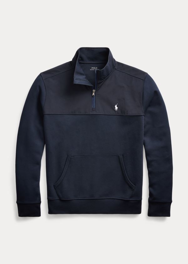 Pullover Polo Ralph Lauren Hombre Azul Marino - Hybrid Quarter-Zip - XVJGM1629